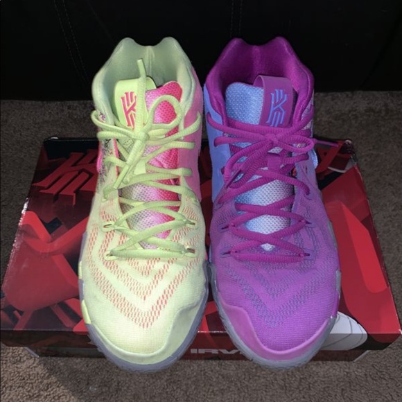 kyrie 4s pink